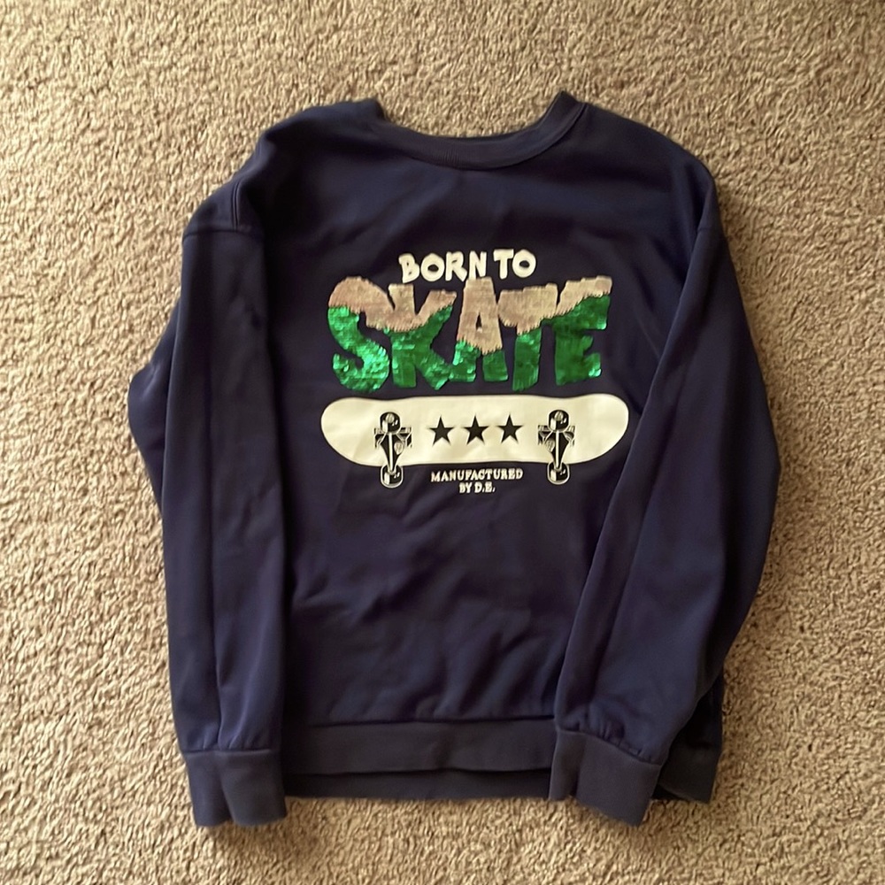 H&M, cool skater sweater for kids, size 10-12